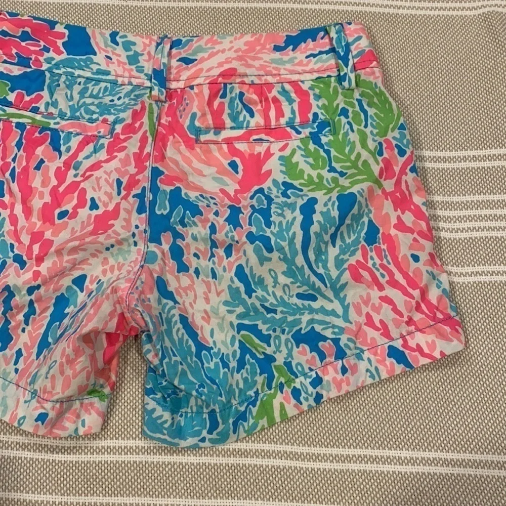Lilly Pulitzer The Callahan Coral Print Shorts